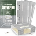 thumbnail image 1 of Silverfish Glue Trap — 12 Pack | Sticky Indoor Glue Trap with Natural Attractant | Traps Silverfish, Firebrat, and Other Bugs and Crawling Insects | Silverfish Killer Paks, Monitor, and Detector, 1 of 13