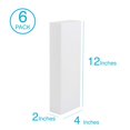 Silverlake Craft 4x12x2 in. White Foam Blocks for Crafts, 6 Pack ...