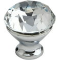 thumbnail image 1 of Silverline 10 Pack Extra Shinny 30mm Crystal Glass Drawer Pulls Clear Cabinet Diamond Knobs with Large Base, 1 of 5