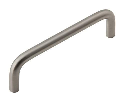 Silverline 25 Pack 3-3/4 Inch Cabinet Handles, Brushed Satin Nickel, Hardware for Kitchen Cabinets Cupboard Drawer Pulls P5103-BSN