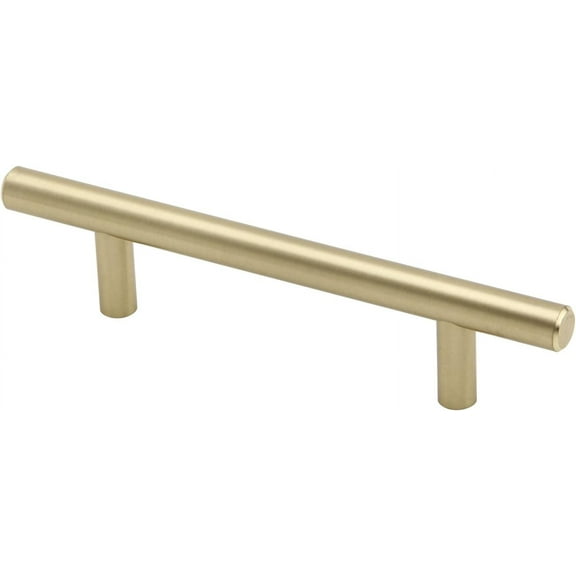 Silverline Cabinet Drawer Door Handles 3.75"(96mm) Hole Center, Gold, Solid, for Kitchen Bathroom (6)