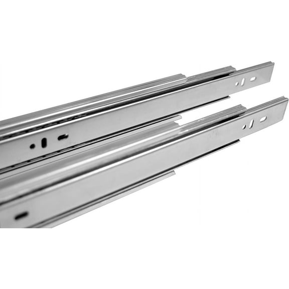 Silverline FBS43 - 16" inch Drawer Slide 75 lb Ball Bearing Full Extension Cabinet Hardware 10 Pairs