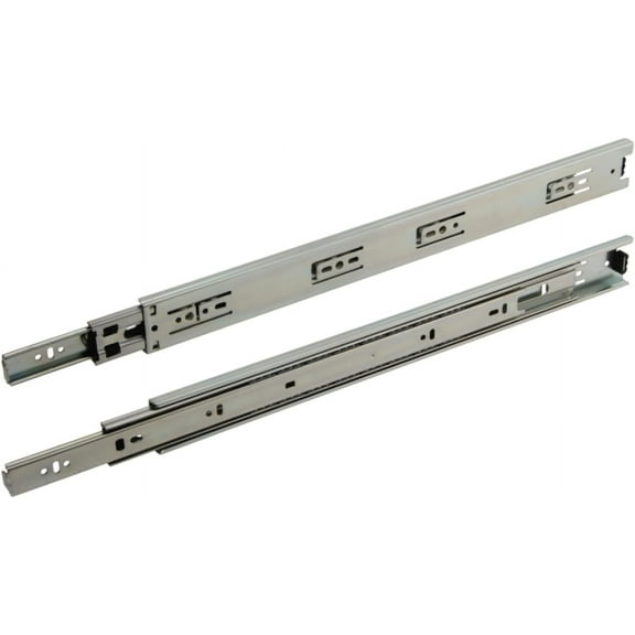 Silverline FBS46-20" inch Drawer Slide 100 lb Ball Bearing Full Extension Cabinet Hardware 10 Pairs