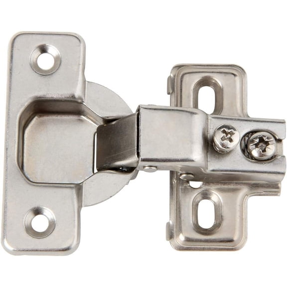 Silverline Face Frame 1/2" Half Overlay Concealed Euro 105Deg Regular Closing Compact Cabinet Hinges - 2 Set of 2550Pack