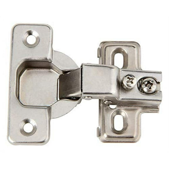 Silverline Face Frame Concealed Euro 105Deg Self Closing Compact Cabinet Hinges, 10 Pack
