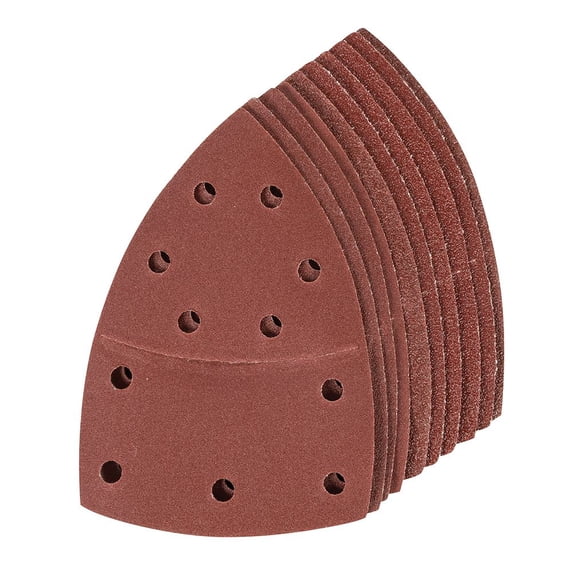 Silverline - Hook & Loop Multi-Sander Sheets 102 x 62mm, 93mm 10pk - 2 x 40, 60, 80, 120, 180 Grit