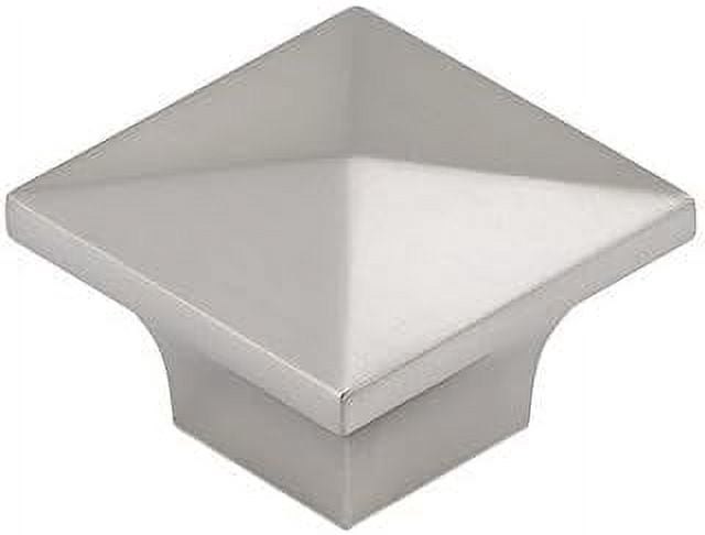 Silverline K2021-BSN Cabinet Hardware Knob 10 Pack 32L x32W x 22H (mm) Brushed Satin Nickel