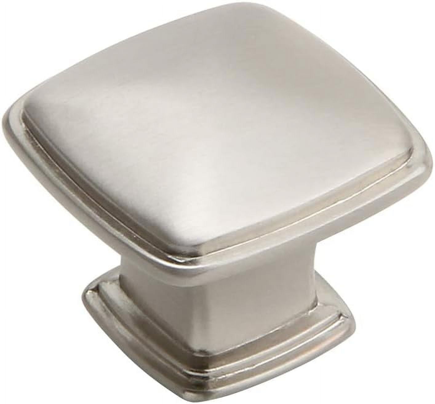 Silverline K2023-BSN Cabinet Hardware Knob 10 Pack 31L x 31W x 25H (mm) Brushed Satin Nickel