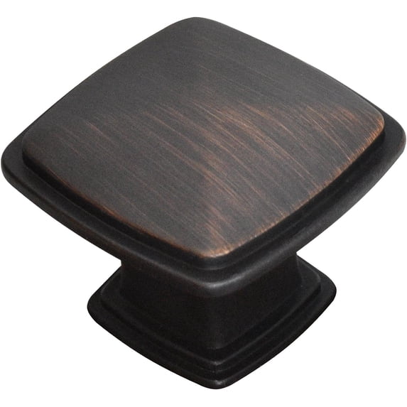 Silverline K2023-ORB Cabinet Hardware Knob 10 Pack 31L x 31W x 25H (mm) Oil Rubbed Bronze