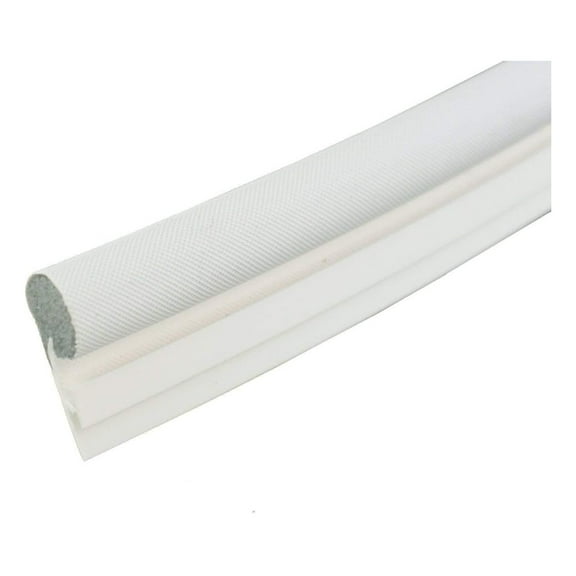 Silverline Offset T-Slot Foam Seal Weather Stripping-White, 24 Ft Roll