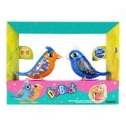 Silverlit Digibirds Twin Pack, Interactive, Animated Electronic pet with Sounds and Record & Playback, Sings, Head Turns