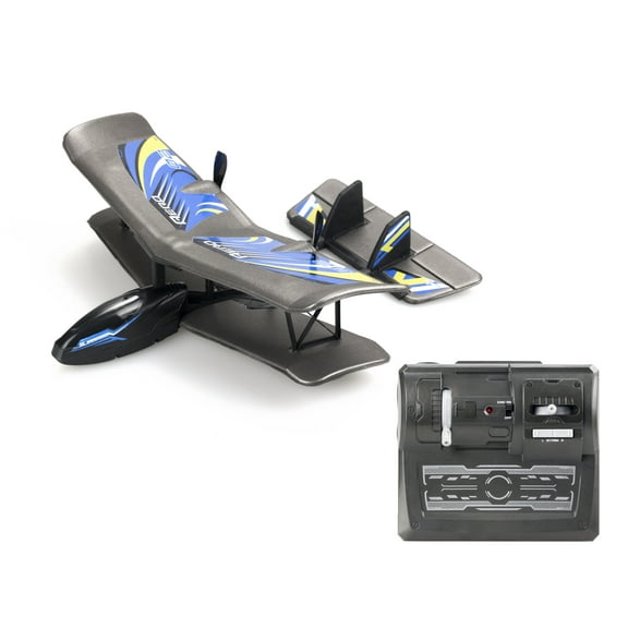 Silverlit Flybotic Bi-Wing Evo RC Plane- Blue