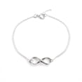 thumbnail image 1 of Silverly 925 Sterling Silver Bracelet for Women 16 + 2 cm - Classic Infinity Symbol Link Chain Bracelet - Friendship Gifts for Women - Friendship Bracelets for Teen Girls, 1 of 5