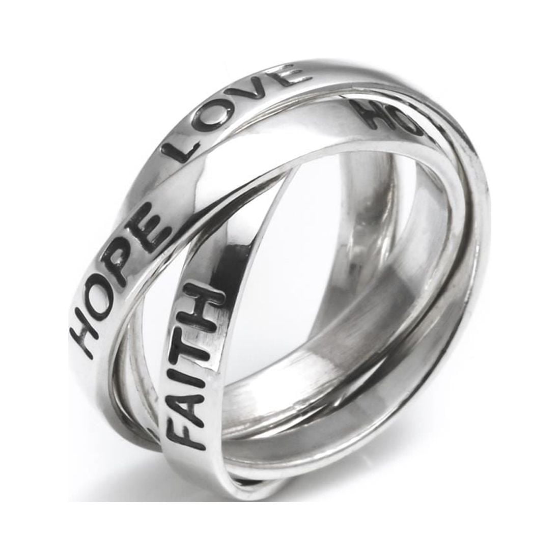 Silverly Russian Wedding Rings His and Hers Classic 925 Sterling