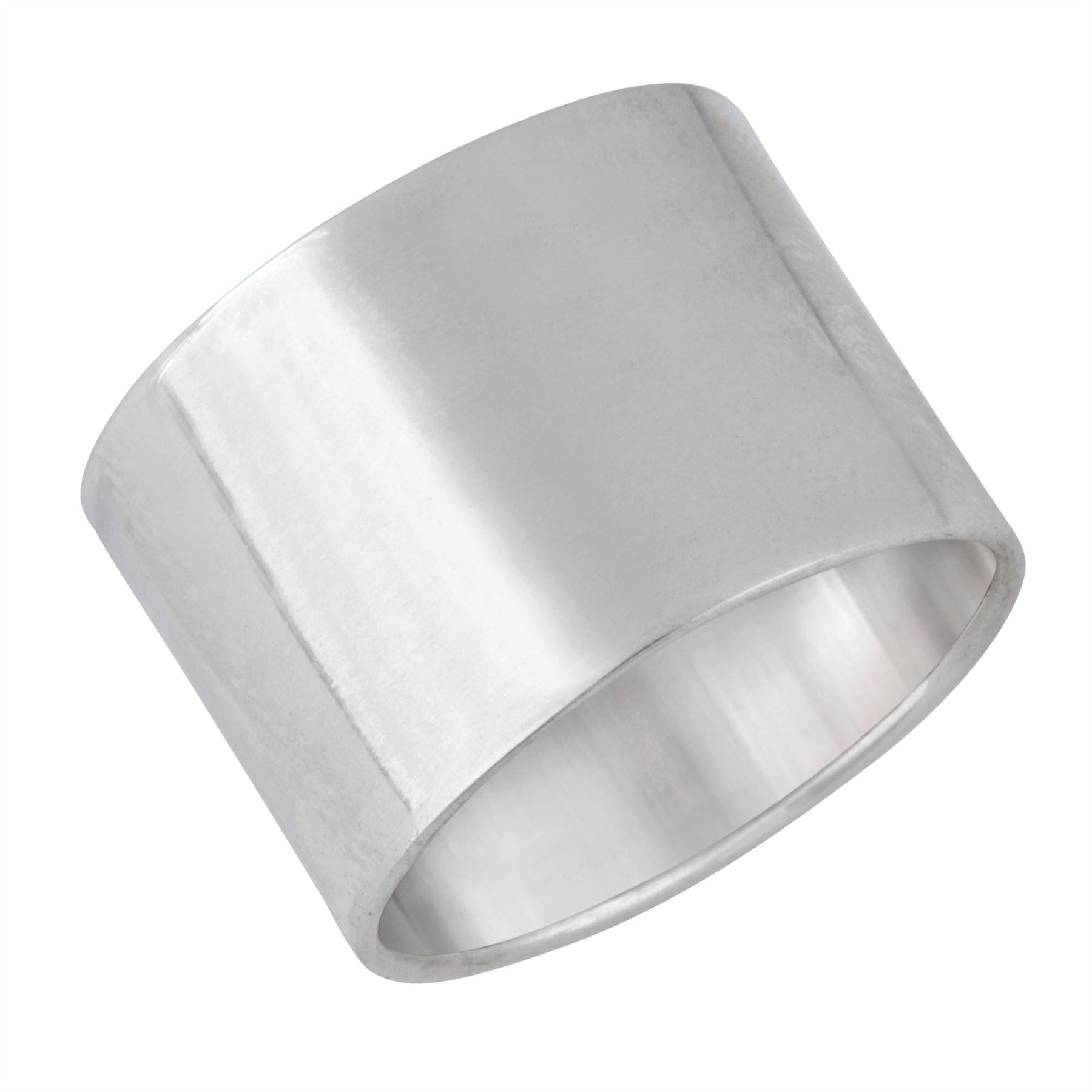 Silverly Wide Thumb Rings for Women in 925 Sterling Silver - Polished ...
