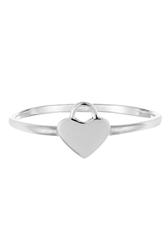 Women's 925 Sterling Silver Heart Love Friendship Promise Ring