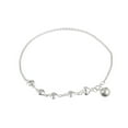 thumbnail image 1 of Silverly Women's 925 Sterling Silver Love Heart Anklet Ankle Chain Bracelet, 17 + 3 cm Extender, 1 of 4