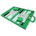 thumbnail image 1 of Silverman & Co. 16-inch Premium Backgammon Set - Medium - Green, 1 of 13