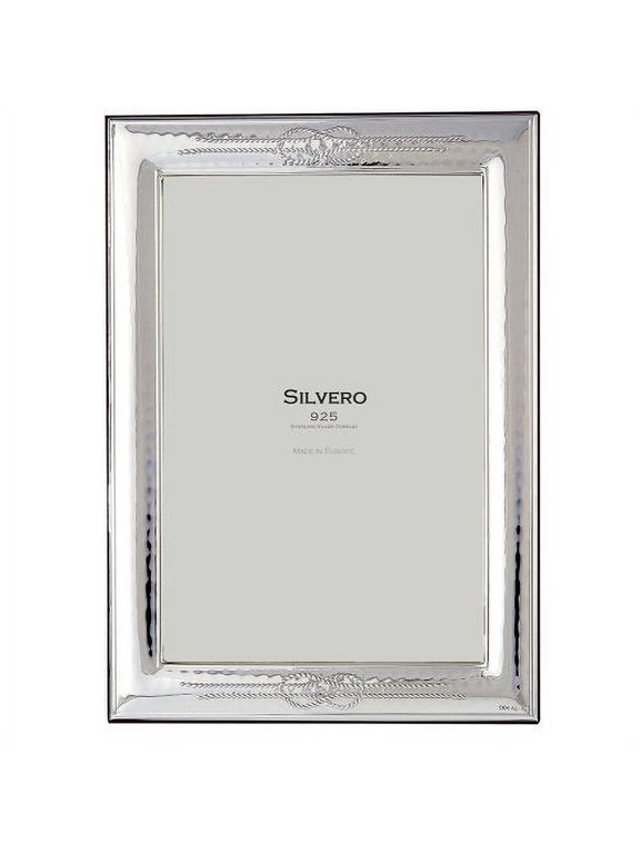 .925 Sterling Overlay Knot 4x6 Frame