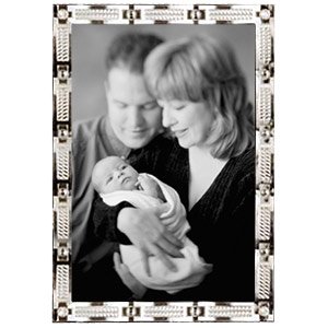 Silverplate RODEO LINK 4x6 frame by Prinz - 4x6