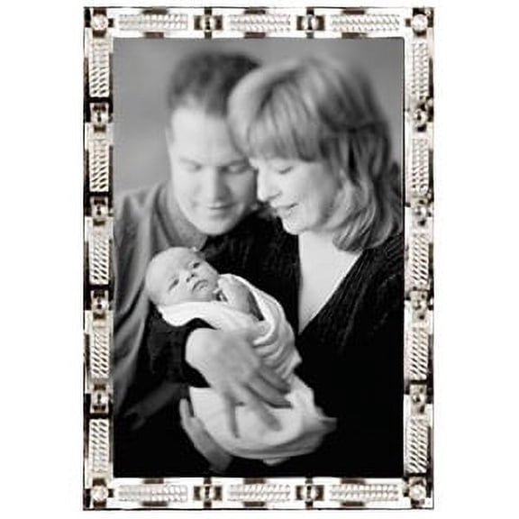 Silverplate RODEO LINK 4x6 frame by Prinz - 4x6
