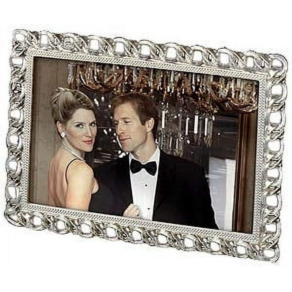 Silverplate WILSHIRE INTERLOCK frame by Prinz - 5x7