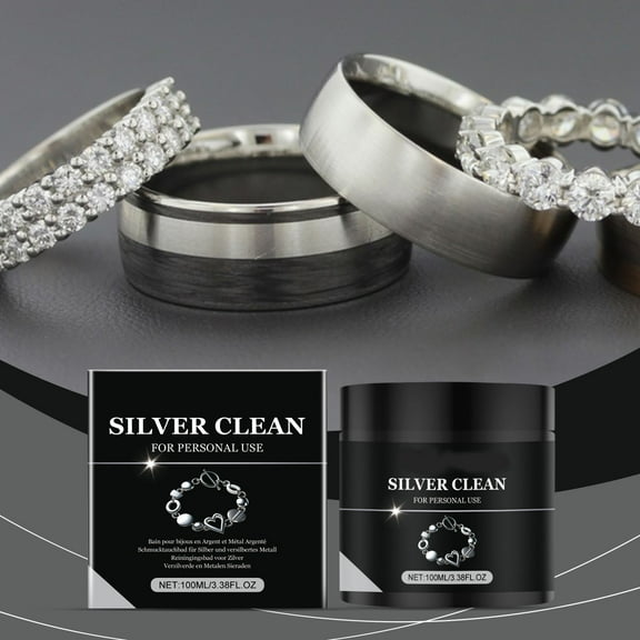 Silvers Jewelry Cleaner Cleaning Solution For Jewelry Oxidation And Blackening Gently Removes Dirt And Restores For Household Use 100ml