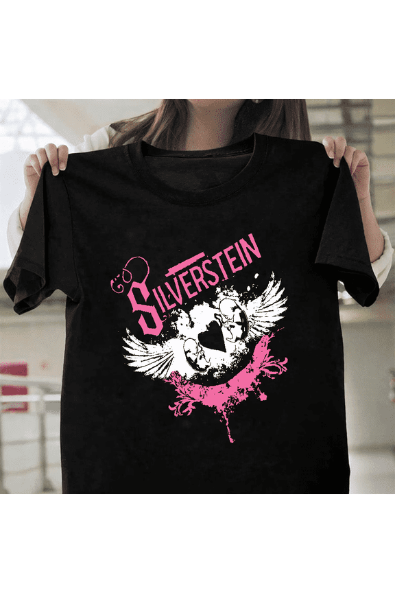 Silverstein Band Logo Metalcore Merchandise Emo Post Hardcore Unisex T-Shirt, for men & women, up to size 5XL.