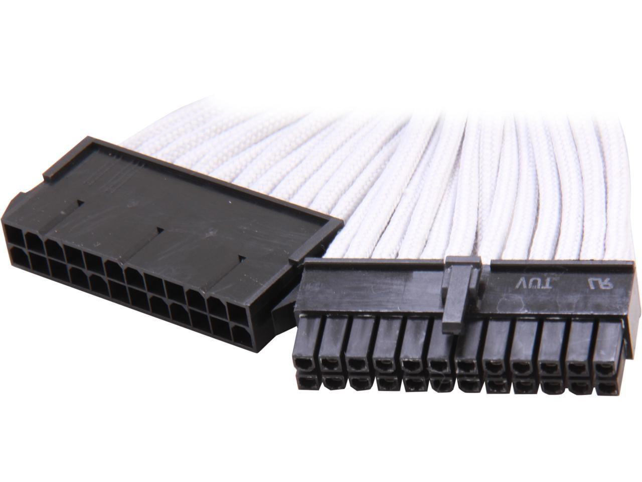 SilverStone PP06B-MB55 Sleeved 24-Pin Motherboard Cable (550mm) - For Compatible SilverStone Modular PSUs