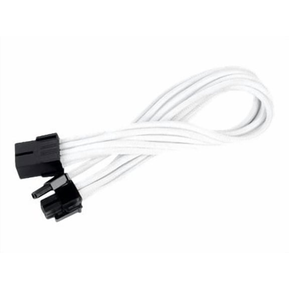 Silverstone PP07-PCIW Sleeved Extension Power Supply Cable, 1 x 8pin to PCI-E 8pin(6+2) Connector