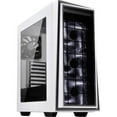 thumbnail image 1 of Black mesh front panel with silver trim , White steel body with black internal, ATX MB , Front 3 * 120mm / 2 * 140mm fan slot ( included 3*120mm White LED fan), 1 of 3