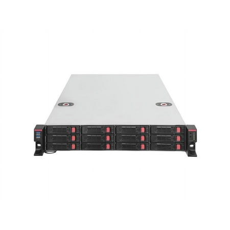 Silverstone RM22-312 2U 12-bay 2.5" / 3.5" HDD / SSD rackmount storage chassis with Mini-SAS HD SFF-8643 12 Gb/s interface