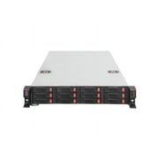 Silverstone RM22-312 2U 12-bay 2.5" / 3.5" HDD / SSD rackmount storage chassis with Mini-SAS HD SFF-8643 12 Gb/s interface