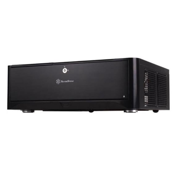 Silverstone Tek RA02B Rackmount Ear Kit - Black Aluminum Handle For HTPC/Desktop Cases