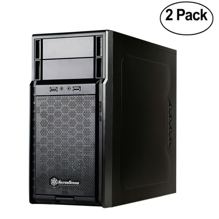 Silverstone Tek Micro-ATX, Mini-ITX Mid Tower Computer Case, Black