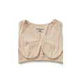 thumbnail image 1 of Silverts 189200207 Under Wire-Free Soft Alternative Size B to C Lounge & Sleep Bra, Cream - 3XL, 1 of 3