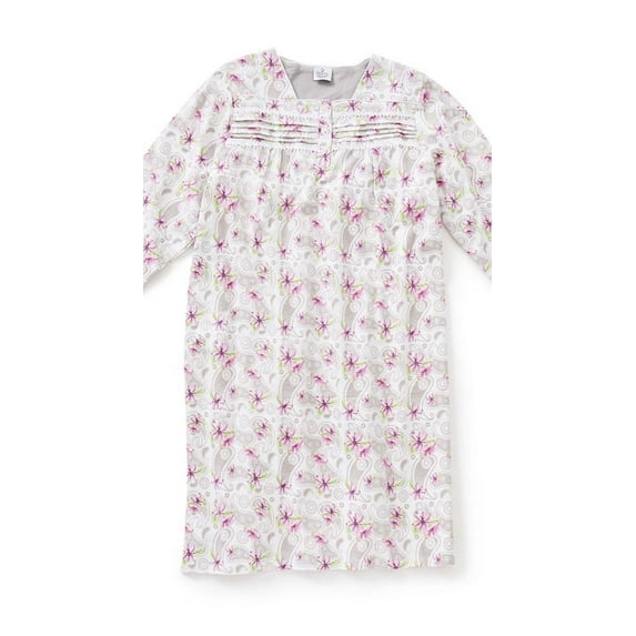 Silvert's Women Open Back Hospital Gown, XL, Floral Paisley