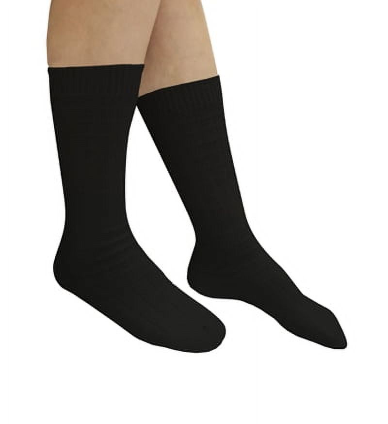 Silvert's Women Orlon Knee 3Pack Socks, One Size, Black