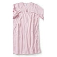 thumbnail image 1 of Silvert's Women Robe Polar Fleece Hospital Gown, 2XL Plus Size, Pink, 1 of 3