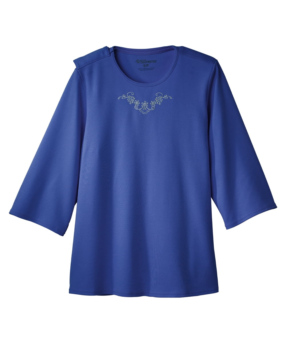 Adaptive Long Sleeved Shirt, For Women with Disabilities
