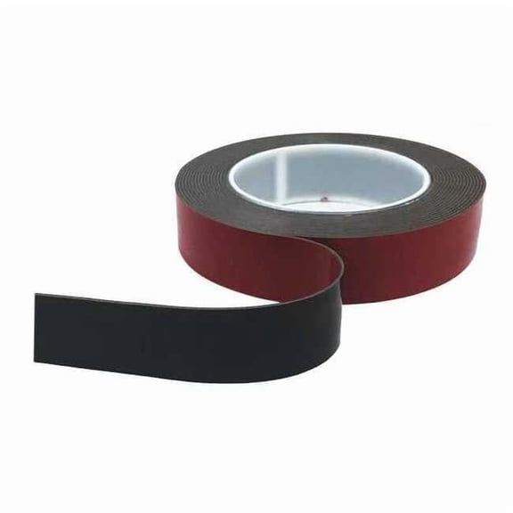 Silvertape Foam Tape, Black, 5-1/2 yd L, 1/2 in W .50064115.5