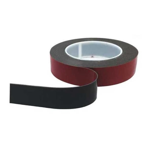Silvertape Foam Tape, Black, 5-1/2 yd L, 1 in W 10064115.5