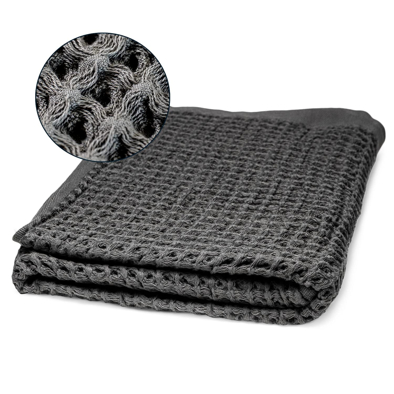 Silverthread Hand Towels - Grey – Sutera