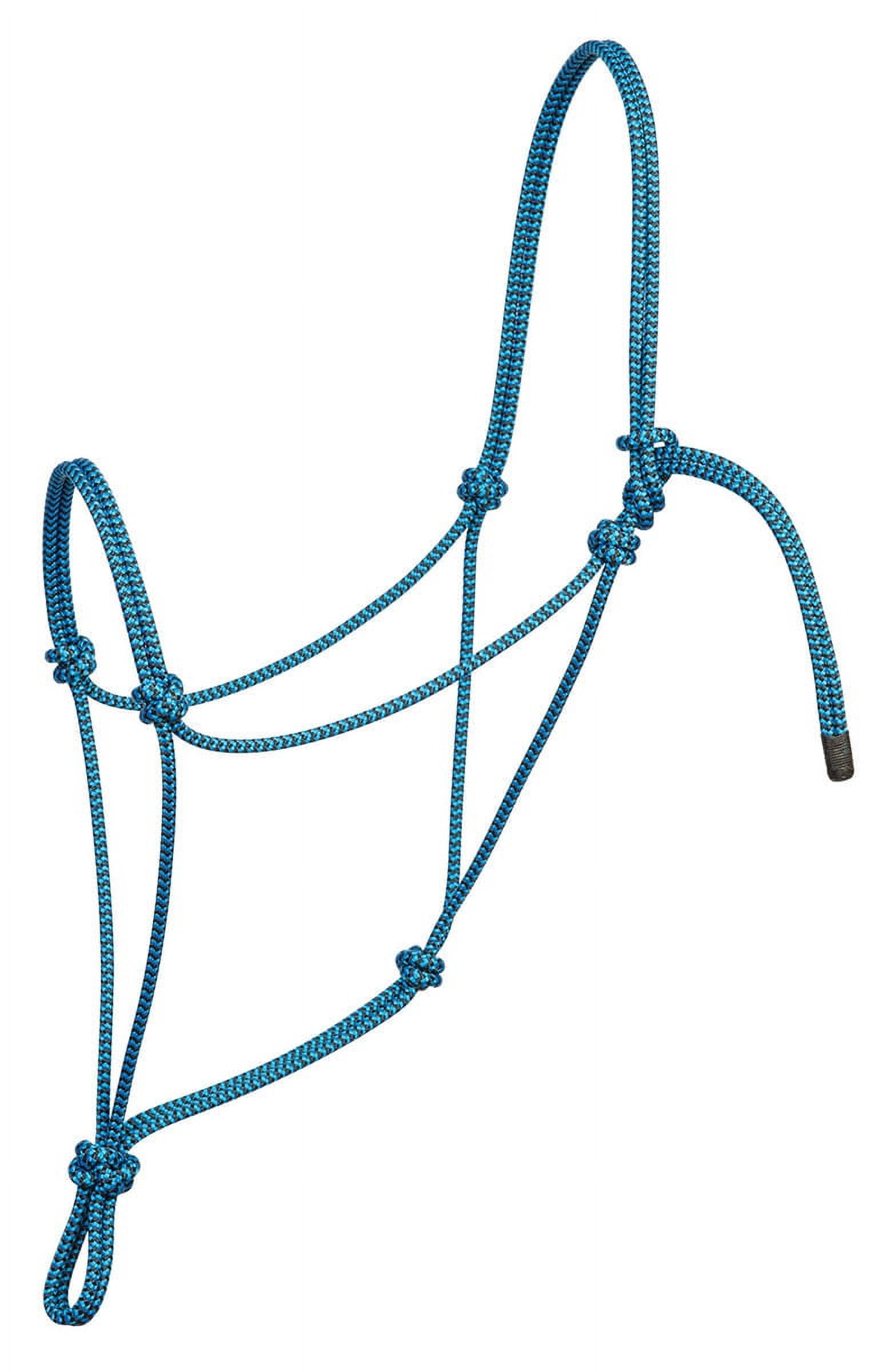 Silvertip Big Sky Rope Halter, Full Color: Blue/Black - Walmart.com