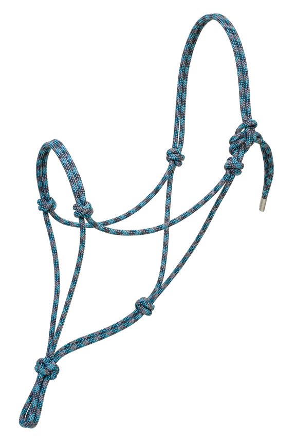 Rope Halter, Average Color: Gray/Royal/Navy/Turq