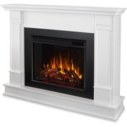Real Flame Silverton 48 Electric Fireplace in White