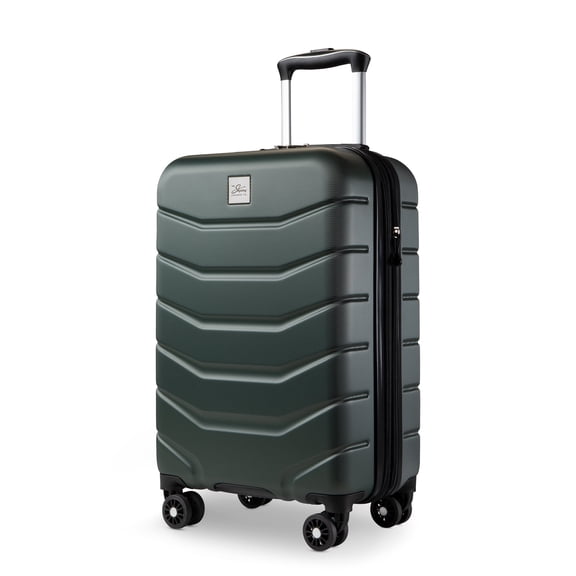 Skyway Luggage Silverton 20" Hardside Carry-On Expandable Spinner with TSA Lock