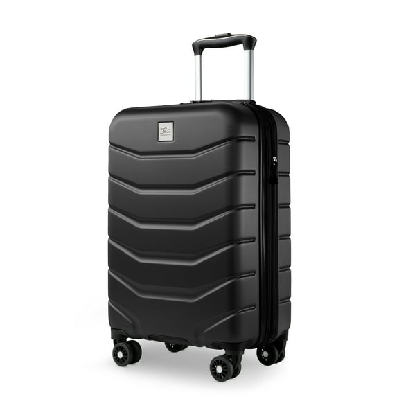 Skyway Luggage Silverton 20" Hardside Carry-On Expandable Spinner with TSA Lock