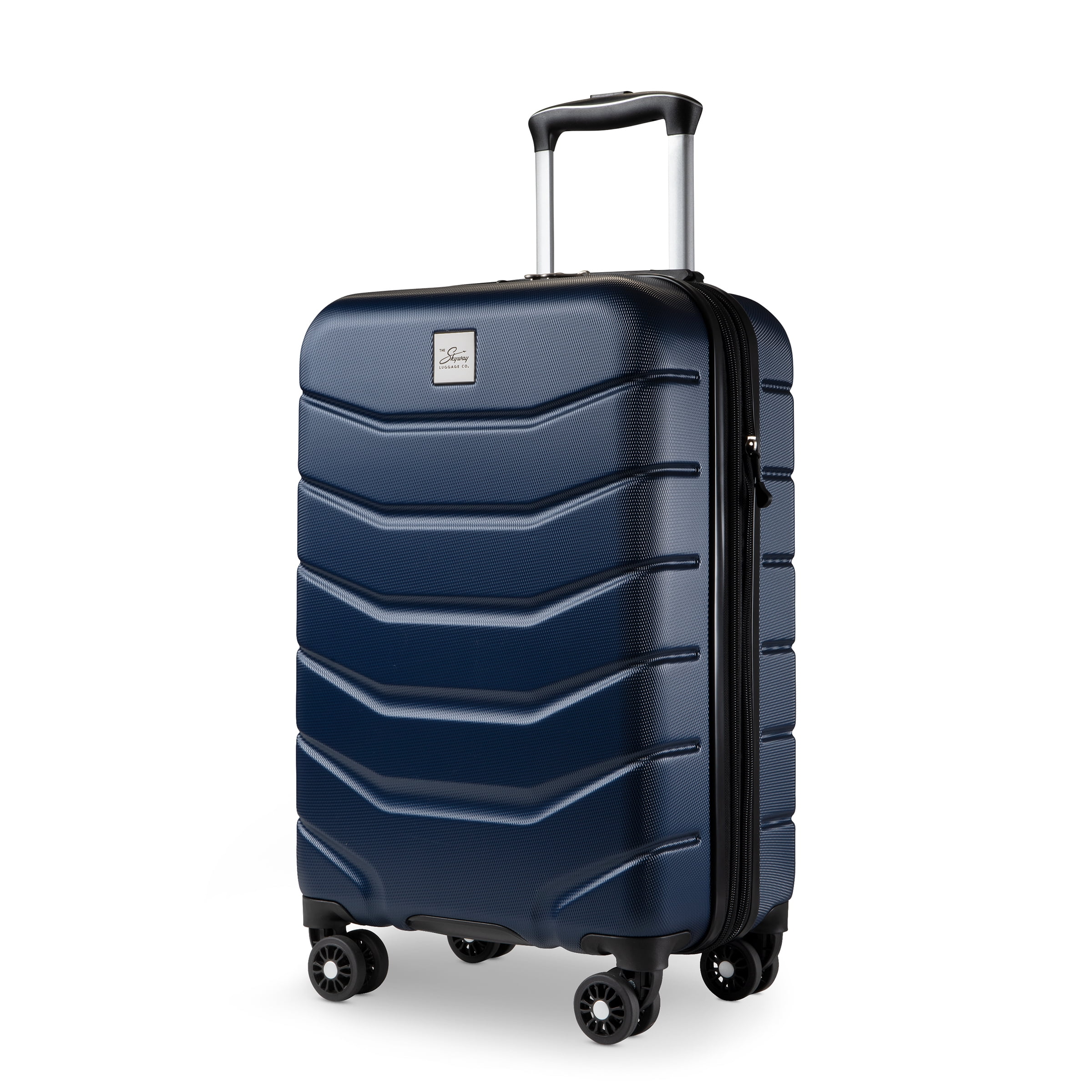 Skyway Luggage Silverton 20" Hardside Carry-On Expandable Spinner with TSA Lock