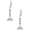 thumbnail image 1 of Silvertone Best Friend Crystal Madison Leverback Earrings, 1 of 2